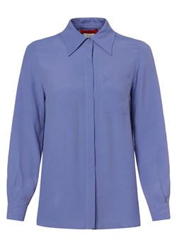 MAX&Co. Bluzka damska z jedwabiem - Gnomi Kobiety Acetat niebieski jednolity ze sklepu vangraaf w kategorii Koszule damskie - zdjęcie 167665727