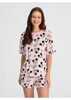 Sinsay - Piżama bawełniana Myszka Miki - różowy ze sklepu Sinsay w kategorii Piżamy damskie - zdjęcie 167667365