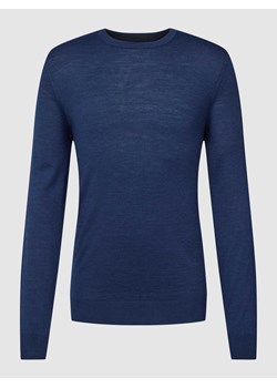 Bluzka z długim rękawem z mieszanki wełny ze sklepu Peek&Cloppenburg  w kategorii T-shirty męskie - zdjęcie 167668106