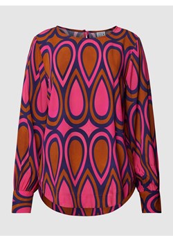 Bluzka z wiskozy ze wzorem na całej powierzchni ze sklepu Peek&Cloppenburg  w kategorii Bluzki damskie - zdjęcie 167668119