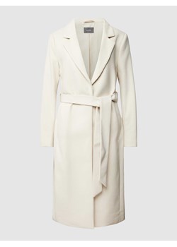 Płaszcz z wiązanym paskiem ze sklepu Peek&Cloppenburg  w kategorii Płaszcze damskie - zdjęcie 167668417