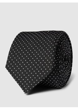 Krawat jedwabny ze wzorem na całej powierzchni ze sklepu Peek&Cloppenburg  w kategorii Krawaty - zdjęcie 167668669