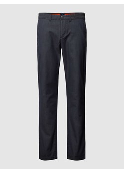 Chinosy o kroju slim fit z fakturowanym wzorem ze sklepu Peek&Cloppenburg  w kategorii Spodnie męskie - zdjęcie 167668996