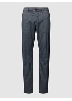 Spodnie materiałowe z fakturowanym wzorem ze sklepu Peek&Cloppenburg  w kategorii Spodnie męskie - zdjęcie 167669096