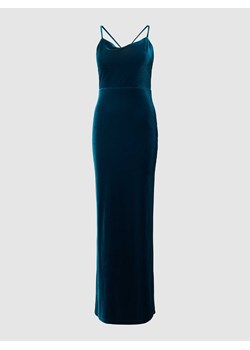 Sukienka wieczorowa z aksamitu z lejącym dekoltem ze sklepu Peek&Cloppenburg  w kategorii Sukienki - zdjęcie 167669248