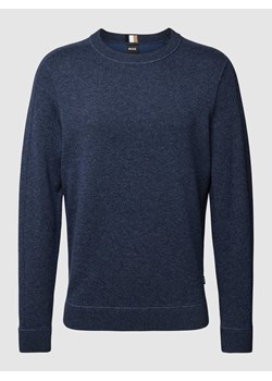 Sweter z dzianiny z okrągłym dekoltem model ‘Onore’ ze sklepu Peek&Cloppenburg  w kategorii Swetry męskie - zdjęcie 167669329