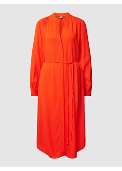 Sukienka tunikowa z wiskozy z wiązanym paskiem model ‘Dibanorah’ ze sklepu Peek&Cloppenburg  w kategorii Bluzki damskie - zdjęcie 167669589