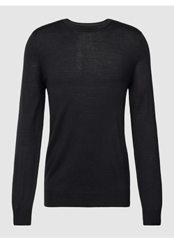 Bluzka z długim rękawem z mieszanki wełny ze sklepu Peek&Cloppenburg  w kategorii T-shirty męskie - zdjęcie 167669708