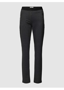 Spodnie materiałowe o kroju skinny fit ze wzorem w pepitkę ze sklepu Peek&Cloppenburg  w kategorii Bluzki damskie - zdjęcie 167669857