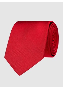 Krawat z jedwabiu o jednolitym kolorze (7 cm) ze sklepu Peek&Cloppenburg  w kategorii Krawaty - zdjęcie 167669867