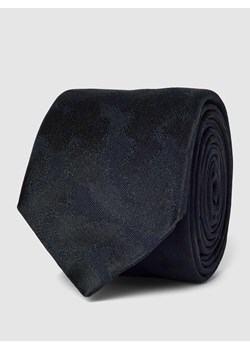 Krawat jedwabny ze wzorem na całej powierzchni model ‘Tie’ (6 cm) ze sklepu Peek&Cloppenburg  w kategorii Krawaty - zdjęcie 167671017