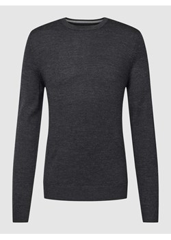 Bluzka z długim rękawem z mieszanki wełny ze sklepu Peek&Cloppenburg  w kategorii T-shirty męskie - zdjęcie 167671448