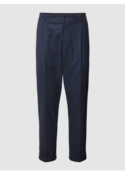 Spodnie do garnituru z zakładkami w pasie ze sklepu Peek&Cloppenburg  w kategorii Spodnie męskie - zdjęcie 167671816
