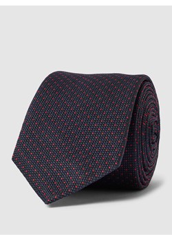 Krawat jedwabny ze wzorem na całej powierzchni ze sklepu Peek&Cloppenburg  w kategorii Krawaty - zdjęcie 167671845