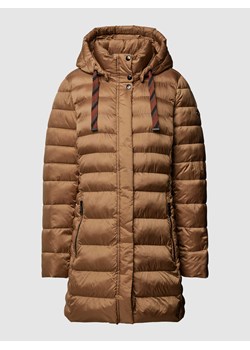 Płaszcz pikowany z kapturem model ‘SORONA’ ze sklepu Peek&Cloppenburg  w kategorii Płaszcze damskie - zdjęcie 167671897