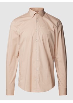 Koszula biznesowa o kroju slim fit z wyhaftowanym logo ze sklepu Peek&Cloppenburg  w kategorii Koszule męskie - zdjęcie 167672238