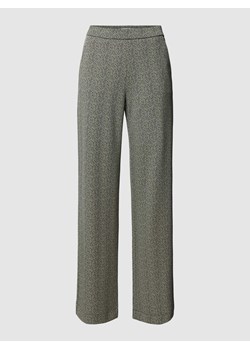 Spodnie materiałowe z delikatnie fakturowanym wzorem model ‘PALINA’ ze sklepu Peek&Cloppenburg  w kategorii Spodnie damskie - zdjęcie 167673486