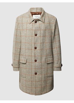 Płaszcz z żywej wełny model ‘Rowan’ ze sklepu Peek&Cloppenburg  w kategorii Płaszcze męskie - zdjęcie 167674075