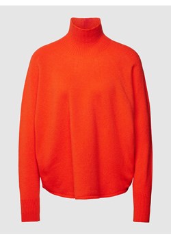 Sweter z dzianiny z żywej wełny ze stójką model ‘LYZA’ ze sklepu Peek&Cloppenburg  w kategorii Swetry damskie - zdjęcie 167674336
