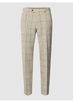 Spodnie materiałowe ze wzorem w kratę model ‘Shiver’ ze sklepu Peek&Cloppenburg  w kategorii Spodnie męskie - zdjęcie 167674465