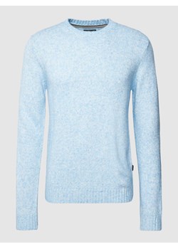 Sweter z dzianiny z efektem melanżu ze sklepu Peek&Cloppenburg  w kategorii Swetry męskie - zdjęcie 167674546