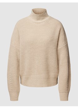 Sweter z dzianiny ze stójką i obniżonymi ramionami ze sklepu Peek&Cloppenburg  w kategorii Swetry damskie - zdjęcie 167674766