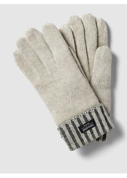 Rękawiczki z detalem z logo ze sklepu Peek&Cloppenburg  w kategorii Rękawiczki damskie - zdjęcie 167676139