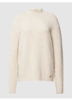 Sweter z dzianiny ze stójką ze sklepu Peek&Cloppenburg  w kategorii Swetry damskie - zdjęcie 167676479