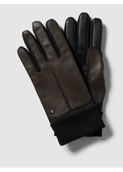 Rękawy z prążkowanymi wykończeniami model ‘Kopenhagen’ ze sklepu Peek&Cloppenburg  w kategorii Rękawiczki męskie - zdjęcie 167676517