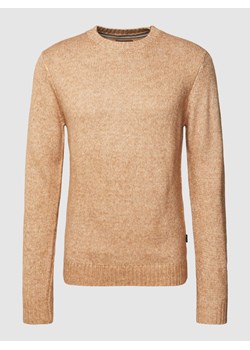 Sweter z dzianiny z efektem melanżu ze sklepu Peek&Cloppenburg  w kategorii Swetry męskie - zdjęcie 167676628