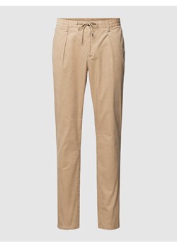 Chinosy z lamowanymi kieszeniami ze sklepu Peek&Cloppenburg  w kategorii Spodnie męskie - zdjęcie 167676755