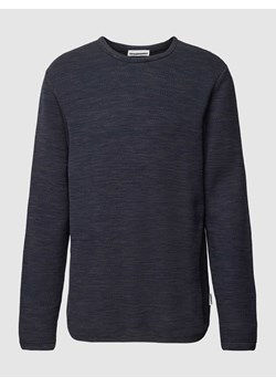 Sweter z dzianiny z okrągłym dekoltem model ‘TOLAA’ ze sklepu Peek&Cloppenburg  w kategorii Swetry męskie - zdjęcie 167676909