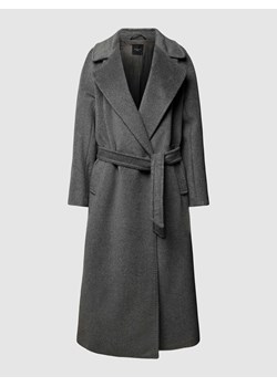 Płaszcz z wiązanym paskiem model ‘TEMPERA’ ze sklepu Peek&Cloppenburg  w kategorii Płaszcze damskie - zdjęcie 167676989