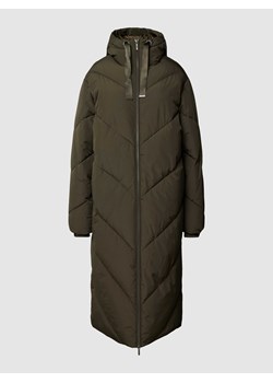 Płaszcz pikowany z kapturem ze sklepu Peek&Cloppenburg  w kategorii Płaszcze damskie - zdjęcie 167677056