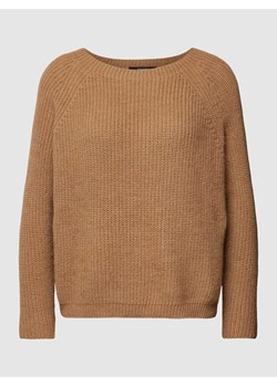 Sweter z dzianiny z okrągłym dekoltem model ‘XENO’ ze sklepu Peek&Cloppenburg  w kategorii Swetry damskie - zdjęcie 167677656