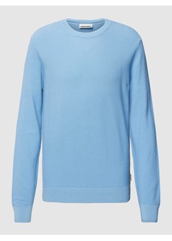 Sweter z dzianiny z okrągłym dekoltem model ‘GRAANOS’ ze sklepu Peek&Cloppenburg  w kategorii Swetry męskie - zdjęcie 167677728