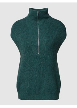 Sweter z dzianiny z kołnierzem model ‘Peisini’ ze sklepu Peek&Cloppenburg  w kategorii Kamizelki damskie - zdjęcie 167677906