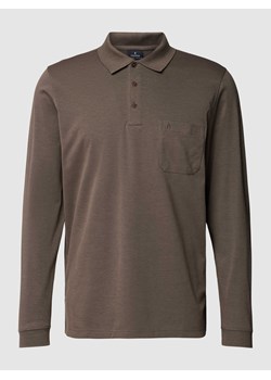 Koszulka polo z długim rękawem ze sklepu Peek&Cloppenburg  w kategorii T-shirty męskie - zdjęcie 167677935
