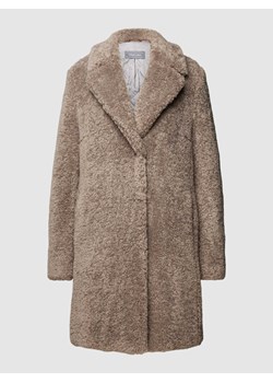 Płaszcz z futerka ze sklepu Peek&Cloppenburg  w kategorii Płaszcze damskie - zdjęcie 167678129