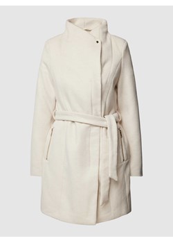 Płaszcz z paskiem w talii model ‘TWODOPE’ ze sklepu Peek&Cloppenburg  w kategorii Płaszcze damskie - zdjęcie 167678336