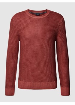 Sweter z dzianiny z żywej wełny model ‘Willon’ ze sklepu Peek&Cloppenburg  w kategorii Swetry męskie - zdjęcie 167678468