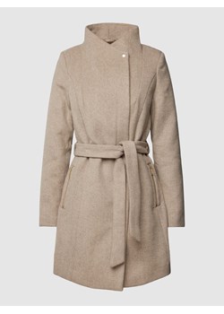 Płaszcz z paskiem w talii model ‘TWODOPE’ ze sklepu Peek&Cloppenburg  w kategorii Płaszcze damskie - zdjęcie 167678988