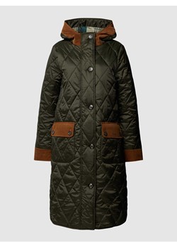 Płaszcz pikowany z obszyciem ze sztruksu model ‘MICKLEY’ ze sklepu Peek&Cloppenburg  w kategorii Płaszcze damskie - zdjęcie 167680019