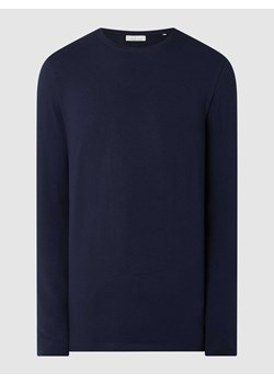 Bluzka o kroju slim fit z długim rękawem i dodatkiem streczu model ‘Theo’ ze sklepu Peek&Cloppenburg  w kategorii T-shirty męskie - zdjęcie 167681428