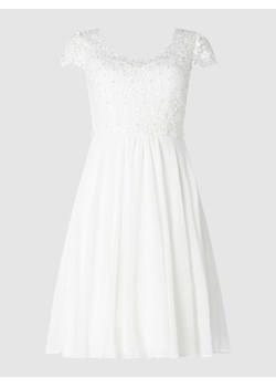 Suknia ślubna z koronki szydełkowej i szyfonu ze sklepu Peek&Cloppenburg  w kategorii Sukienki - zdjęcie 167681817