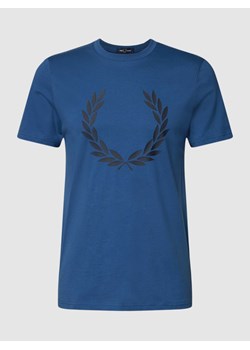 T-shirt z nadrukiem z logo model ‘Laurel’ ze sklepu Peek&Cloppenburg  w kategorii T-shirty męskie - zdjęcie 167681877