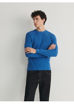 Reserved - Bawełniany sweter - niebieski ze sklepu Reserved w kategorii Swetry męskie - zdjęcie 167689755