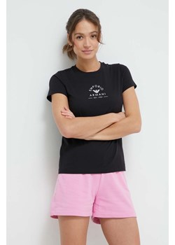 Emporio Armani Underwear t-shirt bawełniany lounge kolor czarny ze sklepu ANSWEAR.com w kategorii Bluzki damskie - zdjęcie 167697055