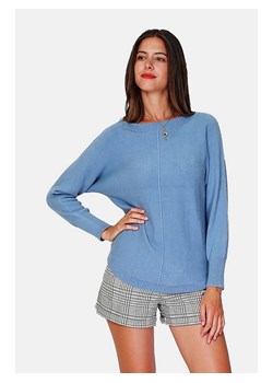 William de Faye Sweter w kolorze błękitnym ze sklepu Limango Polska w kategorii Swetry damskie - zdjęcie 167698186