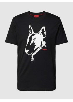 T-shirt z okrągłym dekoltem i nadrukowanym motywem ze sklepu Peek&Cloppenburg  w kategorii T-shirty męskie - zdjęcie 167706509